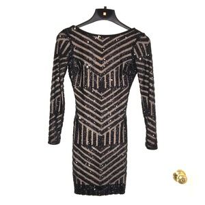 Dress the Population Lola Sequin Mini XS